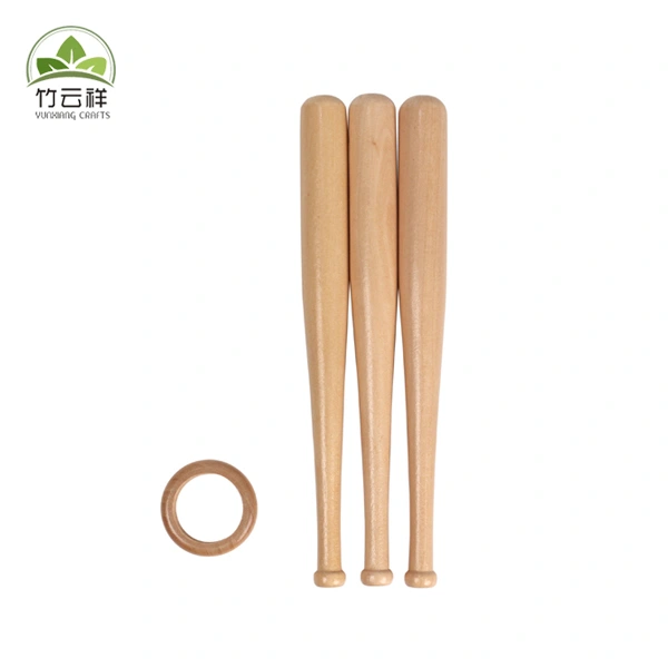 Mini battes de baseball en bois